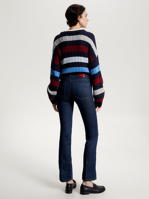 denim mid rise bootcut jeans for women tommy hilfiger