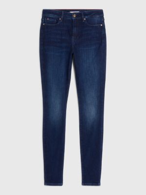 Tommy Hilfiger Harlem High Rise Super Skinny Flex Jeans Light Denim