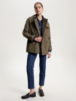 Tommy hilfiger double on sale breasted trench coat