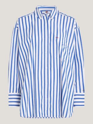 Tommy Icons Stripe Oversized Shirt