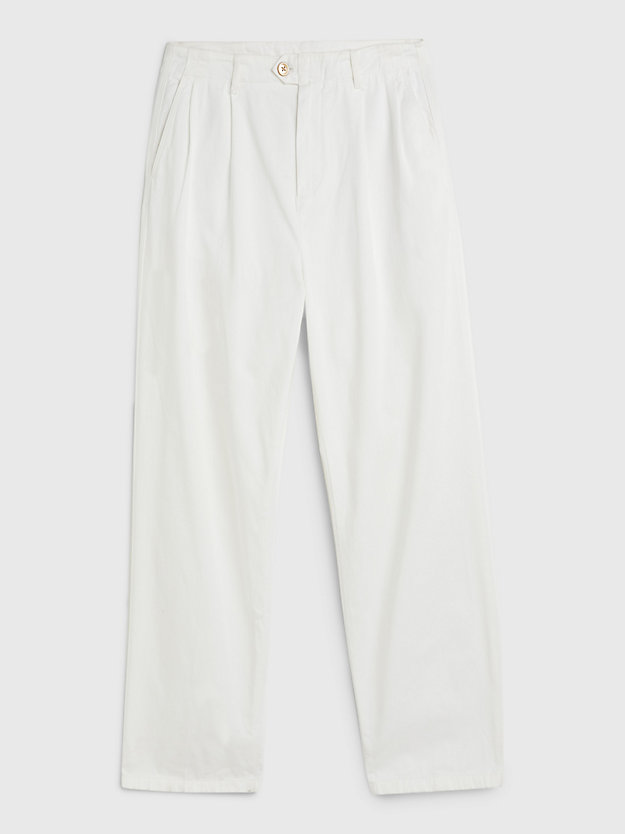 WEATHERED WHITE Tommy Hilfiger x Shawn Mendes High Rise Trousers for women TOMMY HILFIGER
