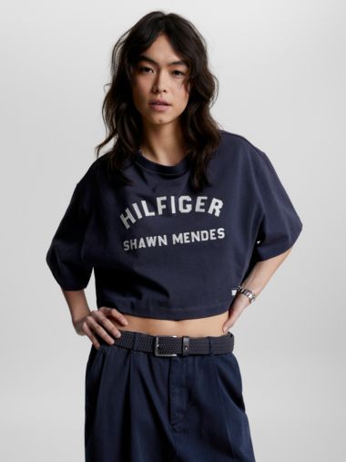 Tommy Hilfiger x Shawn Mendes Relaxed Cropped T-Shirt