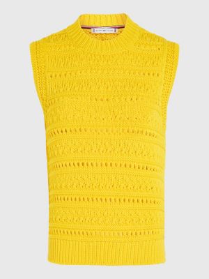 Womens yellow tommy hot sale hilfiger jumper