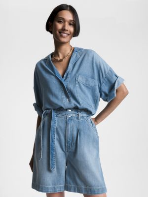 Denim Shirt | | Slim Hilfiger Fit Tommy Denim Dress Belted