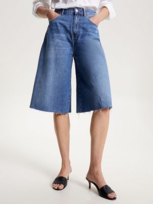 Blue Denim Culottes