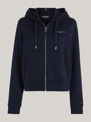 Tommy hilfiger clearance logo zip hoodie