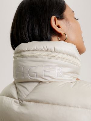 Tommy hilfiger hot sale cream coat