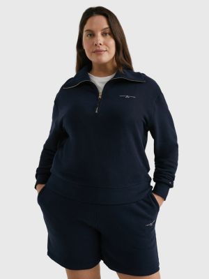 tommy half zip jumper