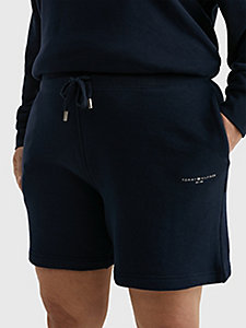 blue curve 1985 collection logo relaxed fit shorts for women tommy hilfiger