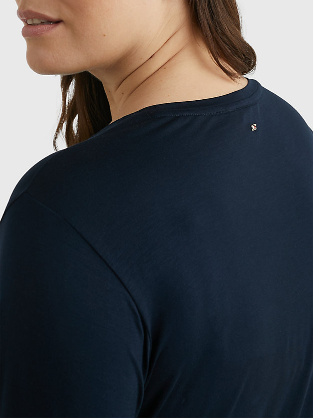 DESERT SKY Curve Knot Midi T-Shirt Dress for women TOMMY HILFIGER