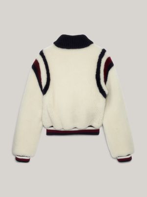 Tommy hilfiger deals textured baseball jacket