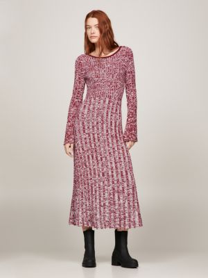 Extra Chunky English Rib Wool Dress T934