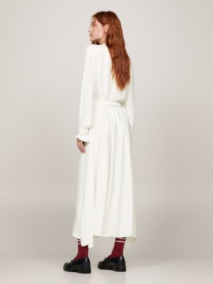 White cheap maxi shirt