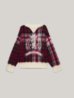 Tommy jeans best sale checkered hoodie