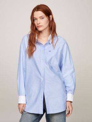 Tommy hilfiger sale oxford shirt womens