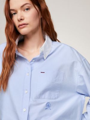 Tommy hilfiger hot sale women's oxford shirt