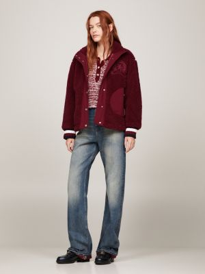 Tommy hilfiger sale varsity jacket womens