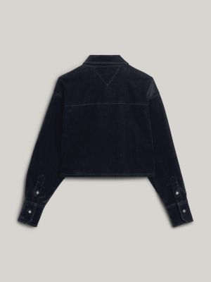 Black denim hotsell jacket tommy hilfiger