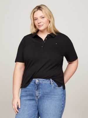 black curve 1985 collection regular fit poloshirt für damen - tommy hilfiger