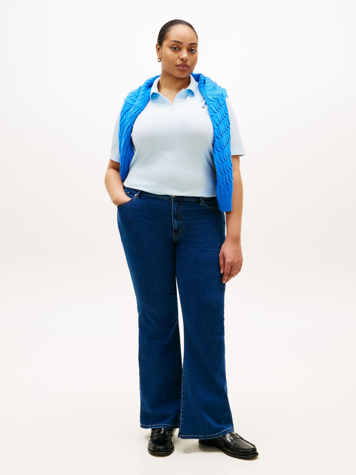Curve 1985 Regular Fit Pique Polo Shirt — Blue