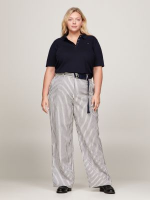 blue curve 1985 collection regular fit poloshirt für damen - tommy hilfiger