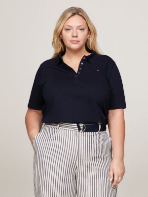 Curve 1985 Collection Regular Fit Poloshirt | Blau | Tommy Hilfiger