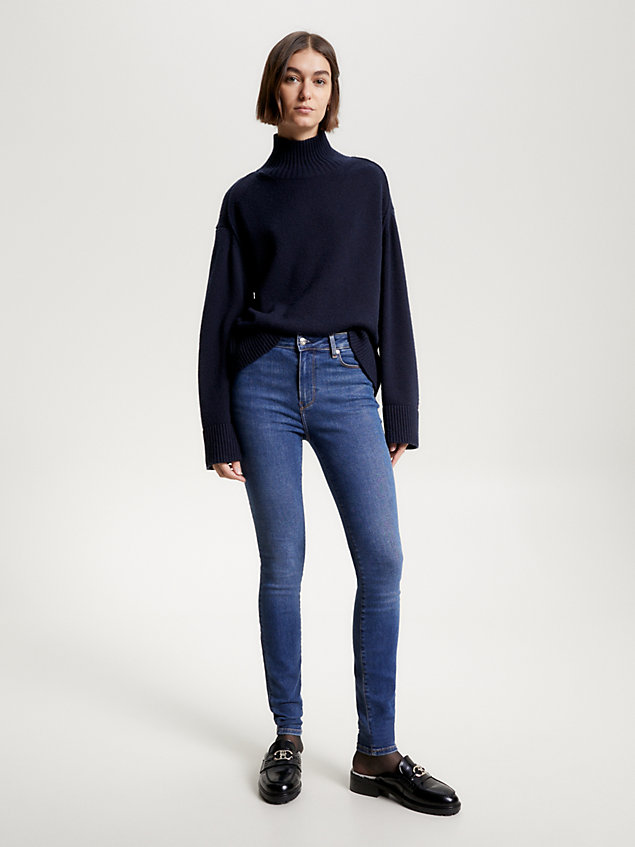 denim harlem high rise super skinny th flex jeans for women tommy hilfiger