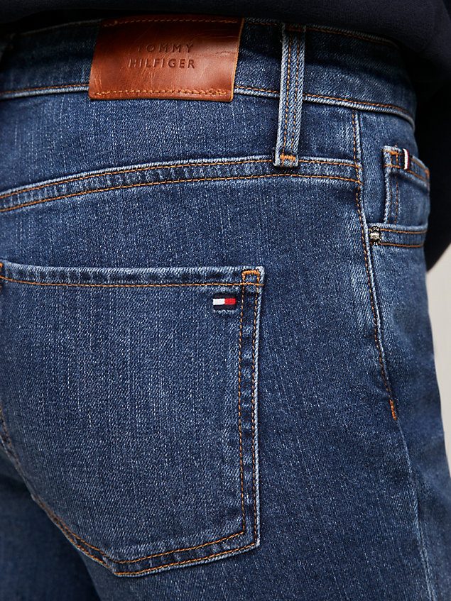 denim medium rise bootcut jeans voor dames - tommy hilfiger