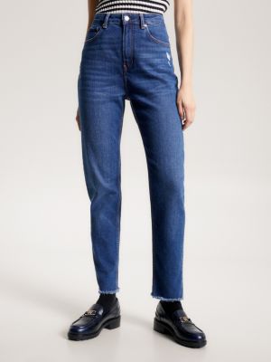 Tommy hilfiger high rise cheap tapered jeans