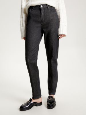 Gramercy High Rise Tapered Black Jeans | Denim | Tommy Hilfiger