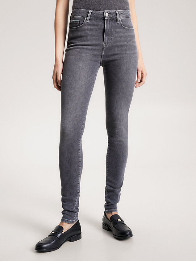 denim harlem high rise super skinny th flex jeans for women tommy hilfiger