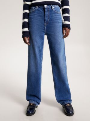 High Rise Relaxed Straight Jeans