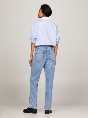 Tommy hilfiger high rise best sale mom jeans