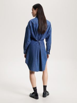 Denim Design | Denim | Hilfiger Tommy Shirt Drape Dress