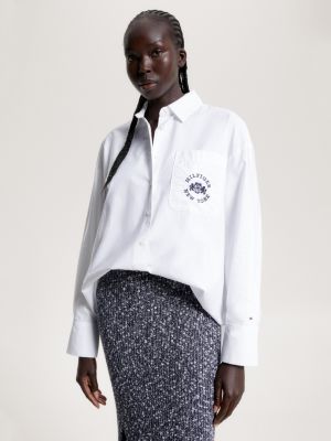 White Shirts for Women | Tommy Hilfiger® SI