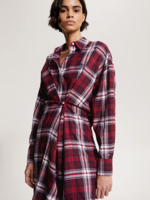 Robe discount tartan rouge