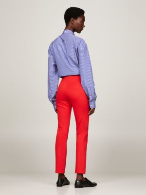 Red Slim Elevated Knit Fit | Tommy | Hilfiger Trousers