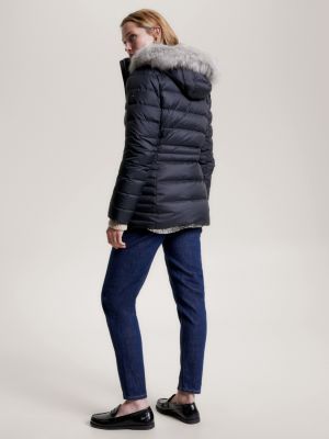 Tommy hilfiger hot sale fur coat