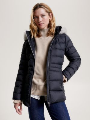 Womens tommy hilfiger puffer on sale coat