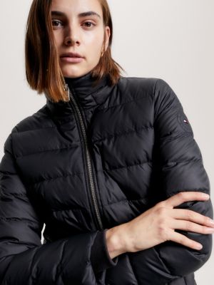 Tommy hilfiger coat womens on sale black