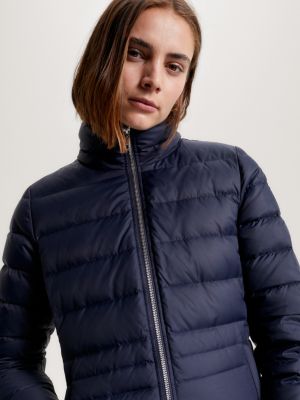 Down-Filled Faux Fur Hood Coat | Blue | Tommy Hilfiger