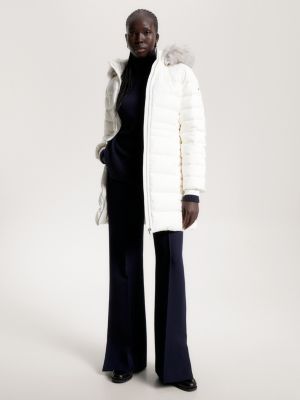 Tommy hilfiger faux hot sale fur puffer coat