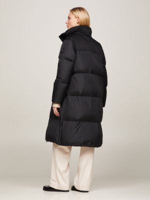 Recycled Maxi Relaxed New York Jacket Black Hilfiger Tommy | Puffer 