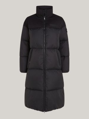 Hilfiger Tommy Recycled Black Jacket Relaxed York New | Maxi Puffer |