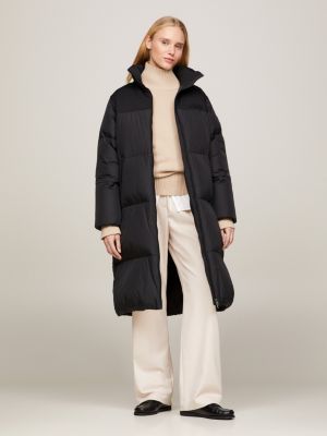 Recycled Maxi Relaxed New York Hilfiger Puffer | Tommy Jacket | Black