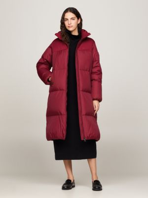 Recycled Maxi Relaxed New York Puffer Jacket | RED | Tommy