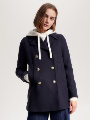 tommy hilfiger pea coat womens