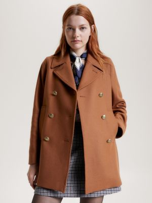 Classic pea cheap coat womens