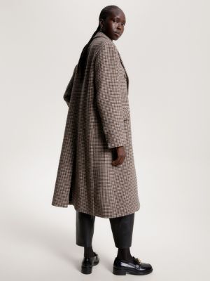 Long shop wool overcoat