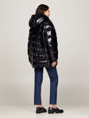 Tommy hilfiger icon high shine store padded jacket